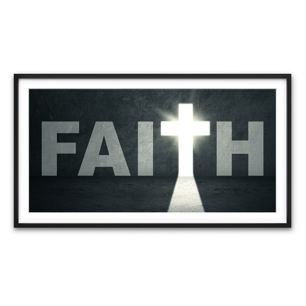 Framed Print 2x1 Black