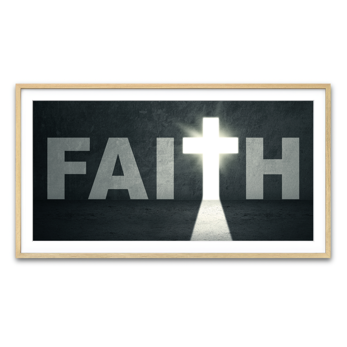 Framed Print 2x1 Natural