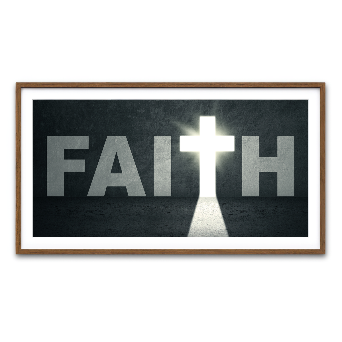 Framed Print 2x1 Walnut