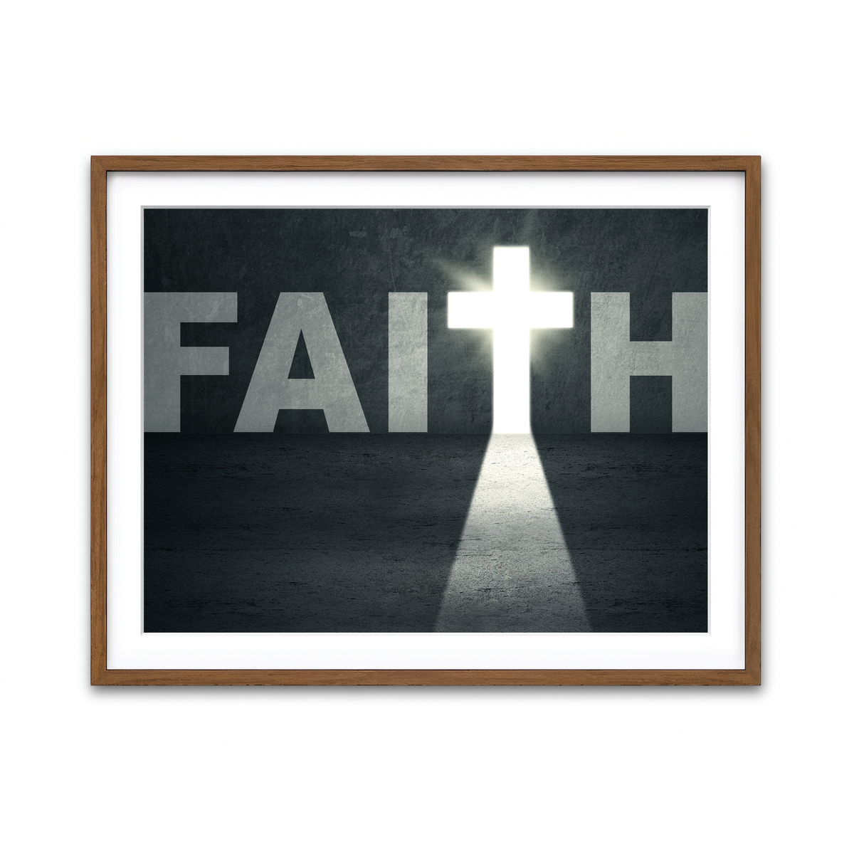 Framed Print 4x3 Walnut