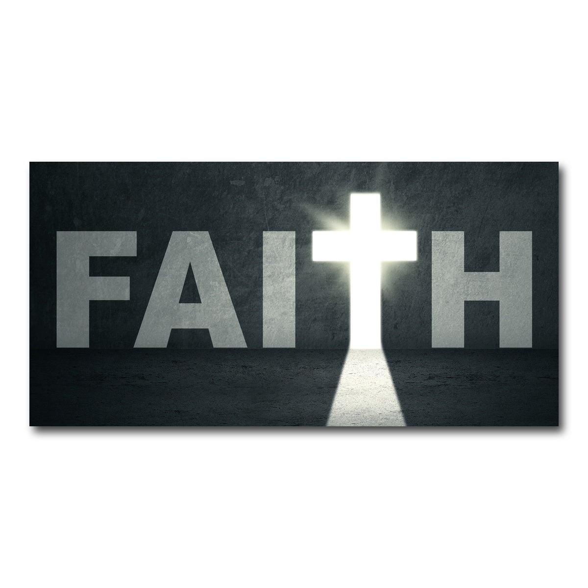 AUTO-MOCKUP WHITE | Faith Cross | 1 Piece | Gallery Wrap Canvas | group=2x1