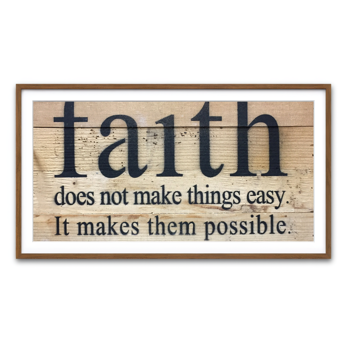 Framed Print 2x1 Walnut