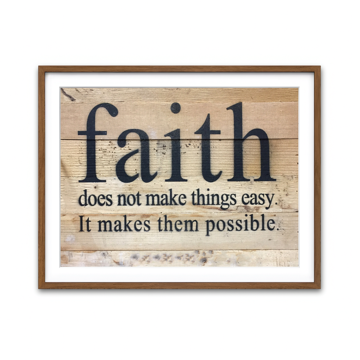 Framed Print 4x3 Walnut