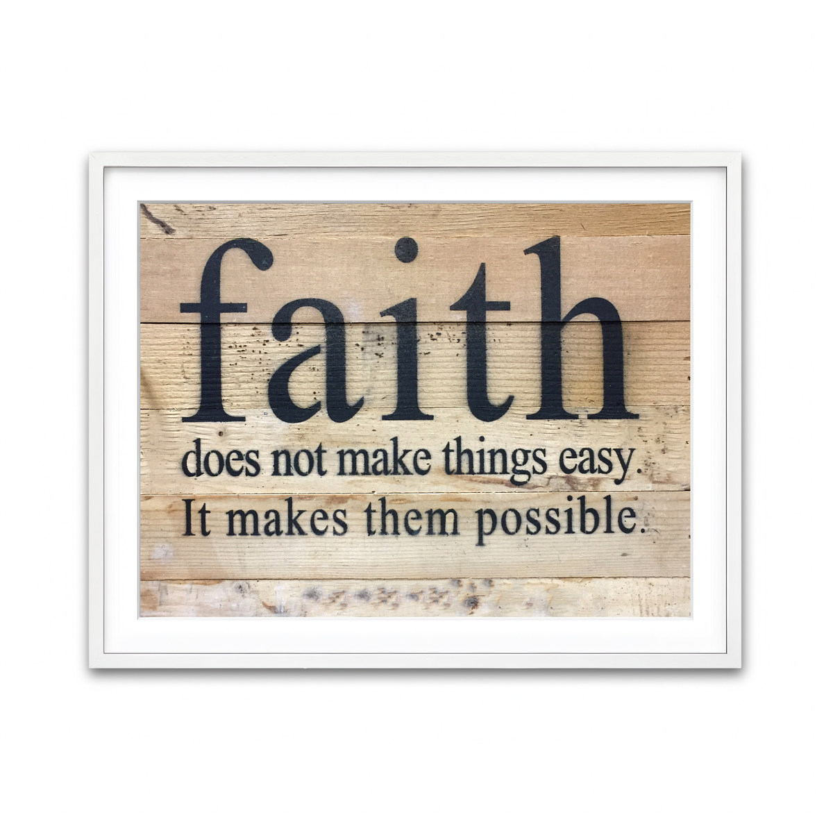 Framed Print 4x3 White