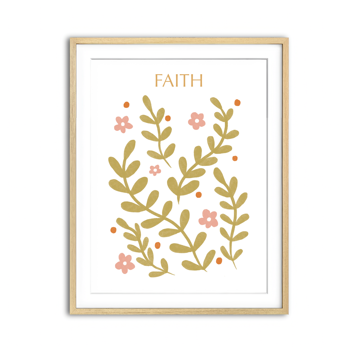 Framed Print 3x4 Natural