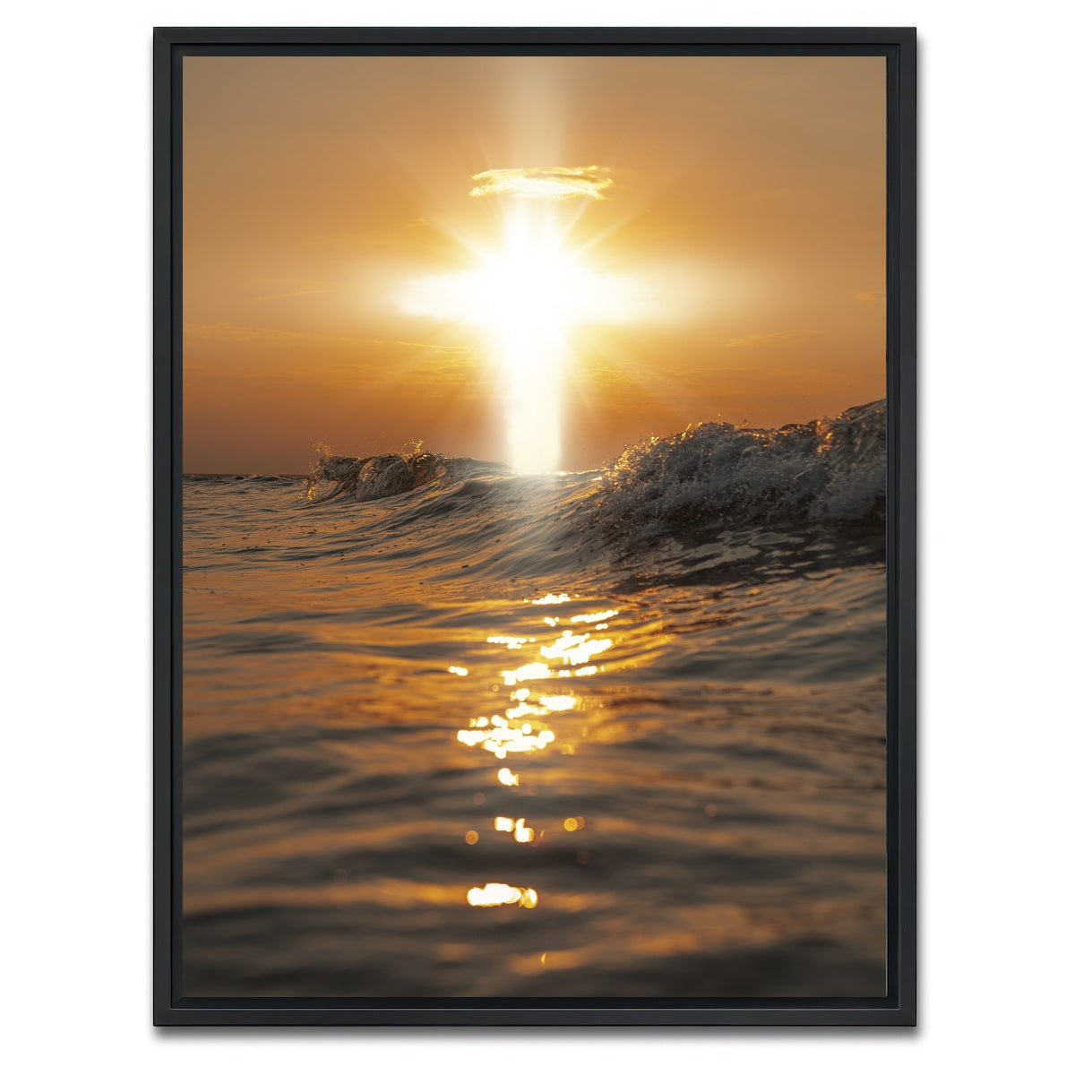 AUTO-MOCKUP WHITE | Faith | 1 Piece | Black Framed Canvas | group=3x4