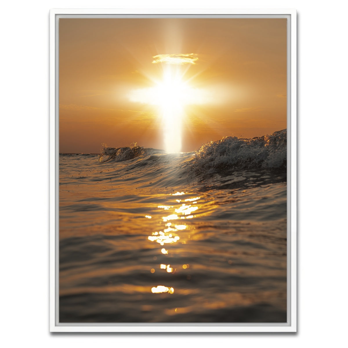 AUTO-MOCKUP WHITE | Faith | 1 Piece | White Framed Canvas | group=3x4
