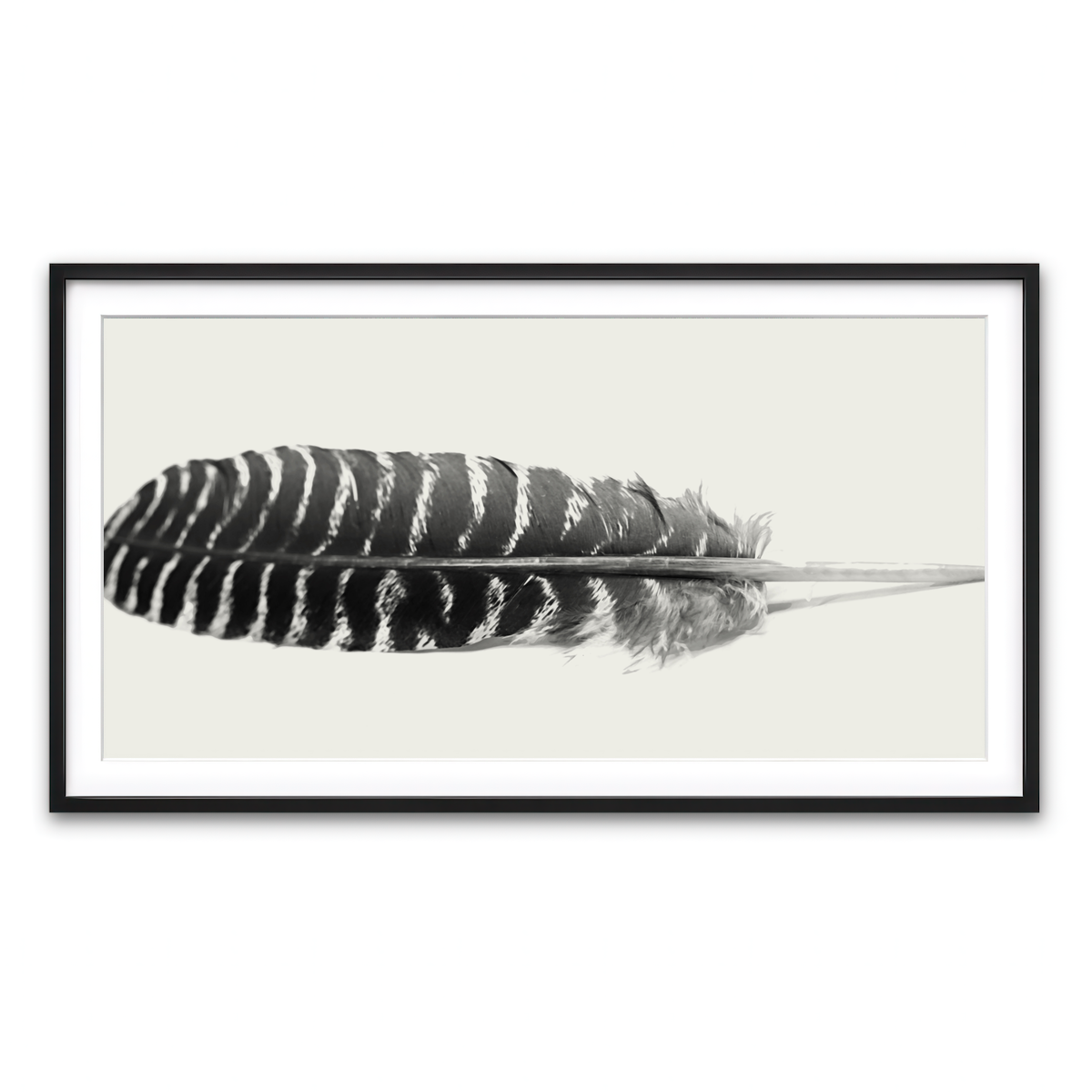 Framed Print 2x1 Black