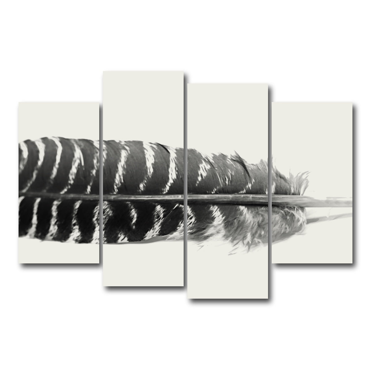 AUTO-MOCKUP WHITE | Falcon Feather | 4 Piece | Gallery Wrap Canvas | group=4_short