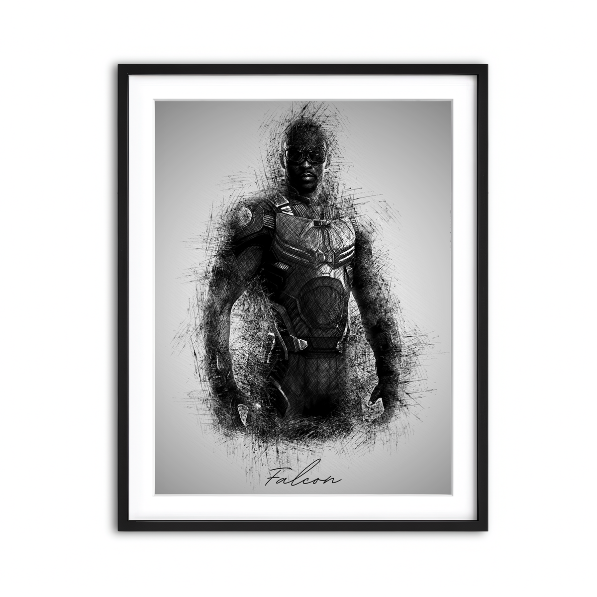 Framed Print 3x4 Black