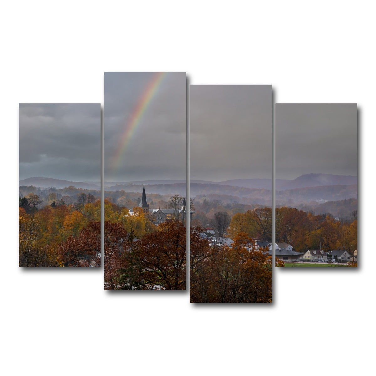 AUTO-MOCKUP WHITE | Fall Colors | 4 Piece | Gallery Wrap Canvas | group=4_short