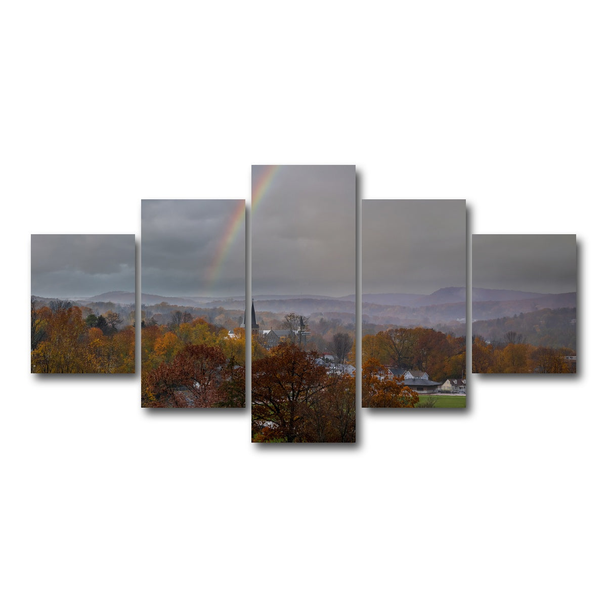 AUTO-MOCKUP WHITE | Fall Colors | 5 Piece | Gallery Wrap Canvas | group=5_short