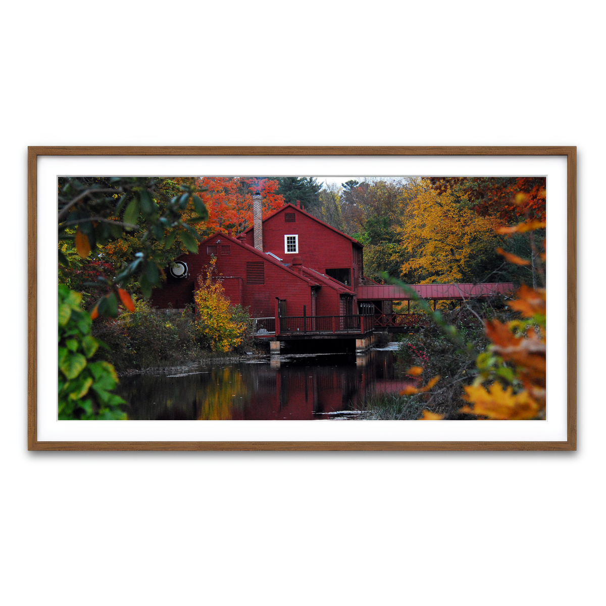 Framed Print 2x1 Walnut