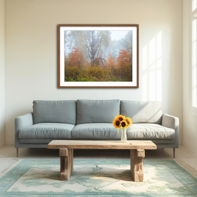 AUTO-MOCKUP ROOM | Fall Colors in Northern BC 1 Wall Art