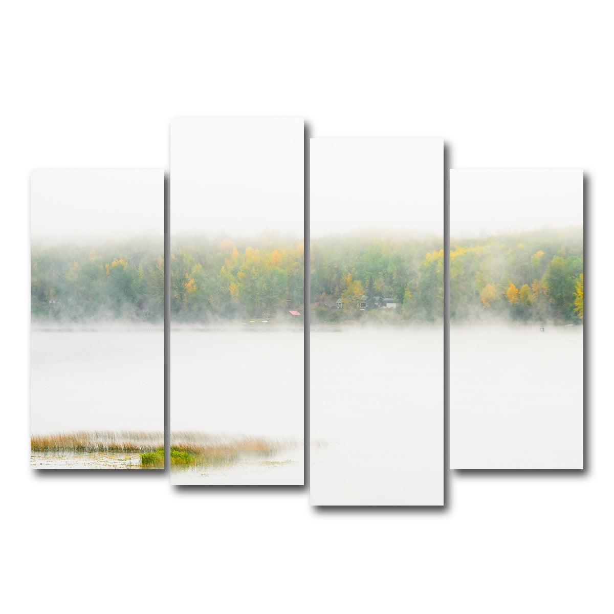 AUTO-MOCKUP WHITE | Fall Colors in Northern BC 2 | 4 Piece | Gallery Wrap Canvas | group=4_normal