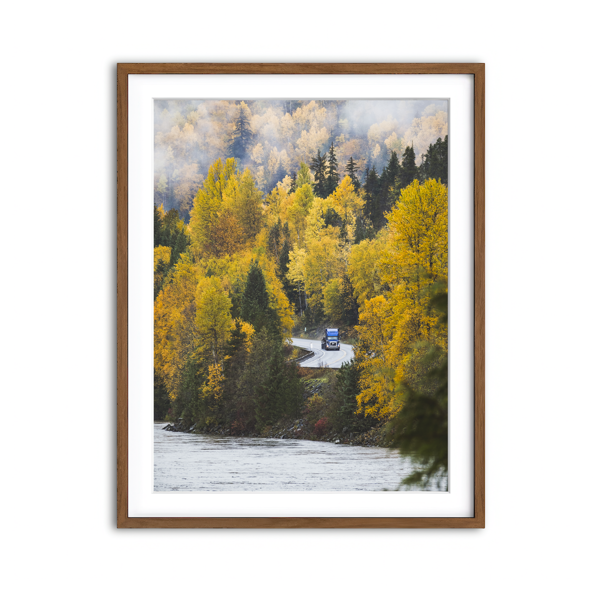Framed Print 3x4 Walnut