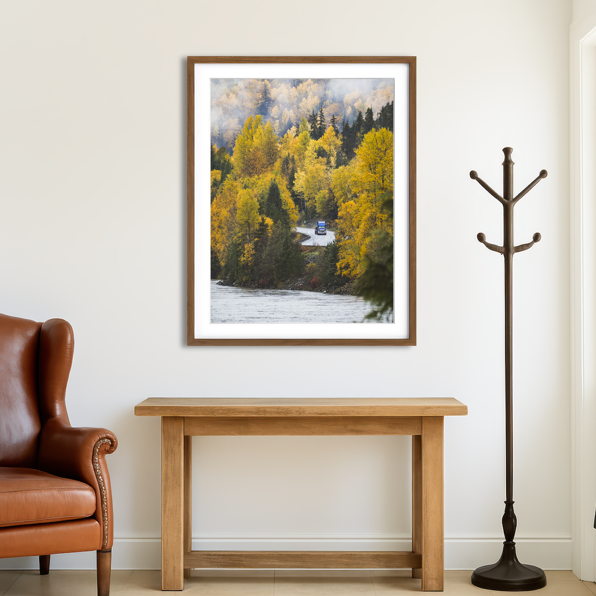 AUTO-MOCKUP ROOM | Fall Colors in Northern BC 3 Wall Art