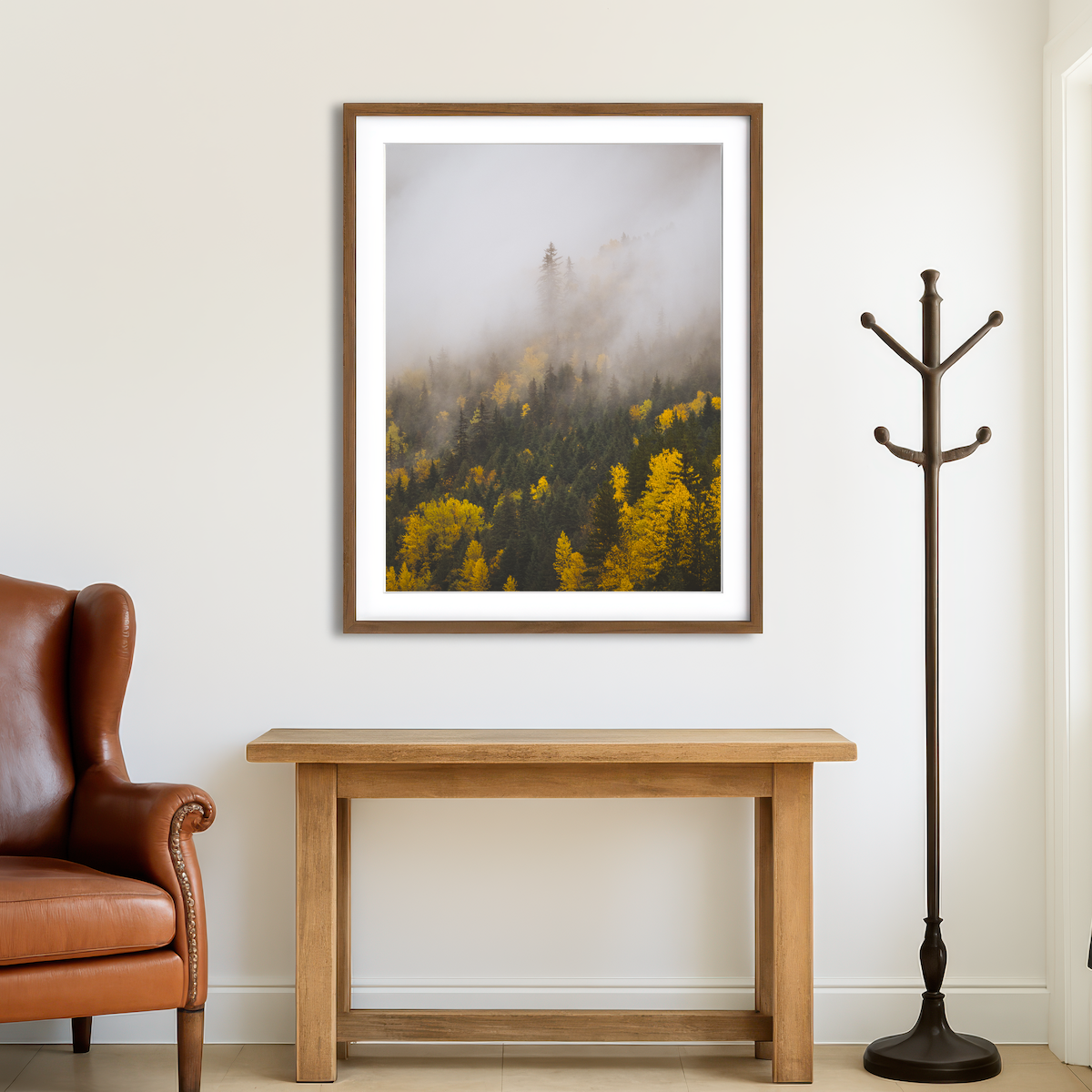 AUTO-MOCKUP ROOM | Fall Colors in Northern BC 4 Wall Art