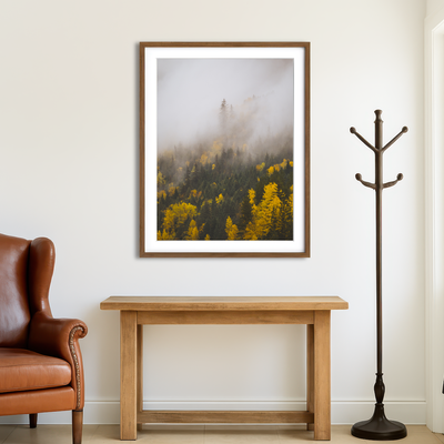 AUTO-MOCKUP ROOM | Fall Colors in Northern BC 4 Wall Art