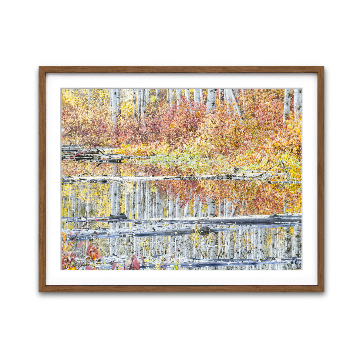 Framed Print 4x3 Walnut