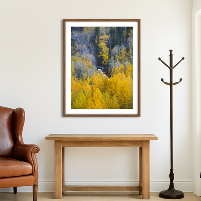 AUTO-MOCKUP ROOM | Fall Colors in Northern BC 6 Wall Art
