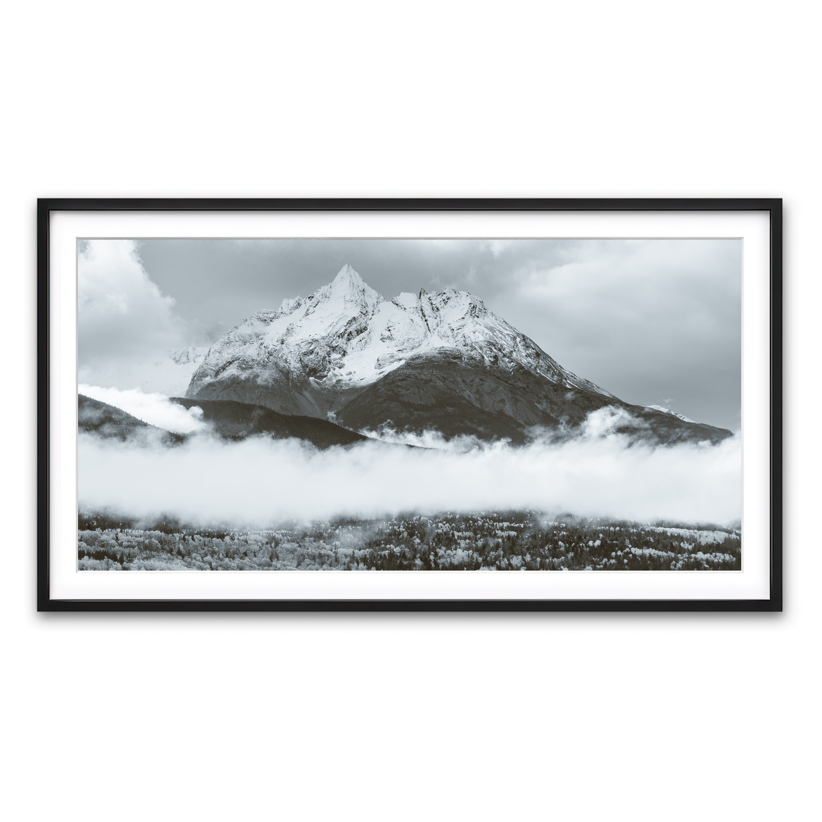 Framed Print 2x1 Black
