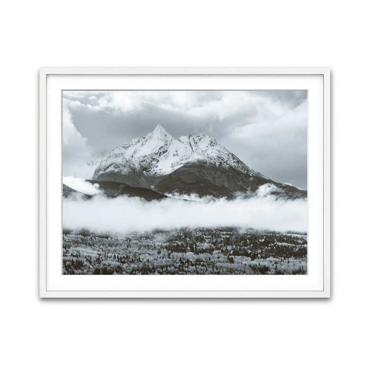Framed Print 4x3 White