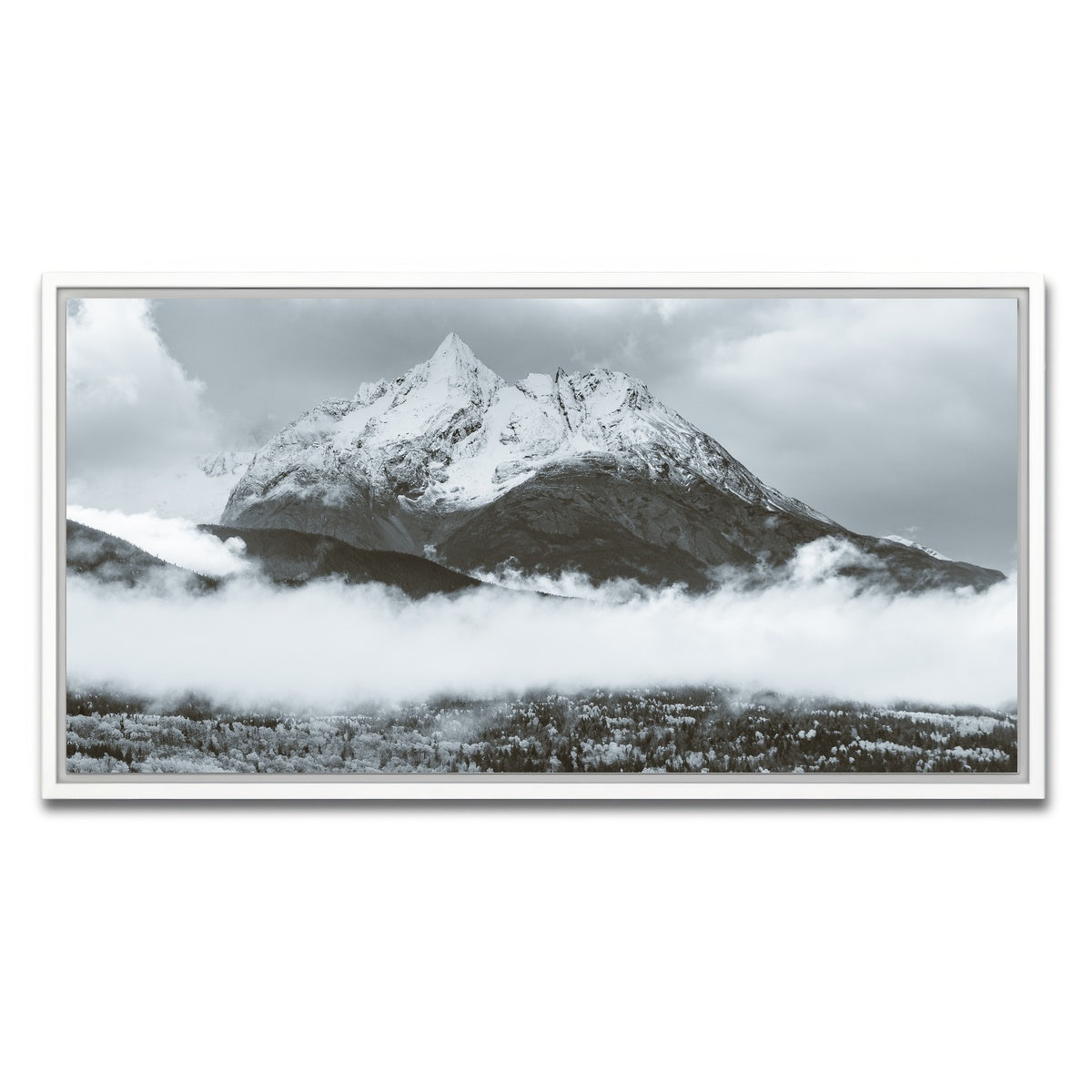AUTO-MOCKUP WHITE | Fall Colors in Northern BC 7 | 1 Piece | White Framed Canvas | group=2x1