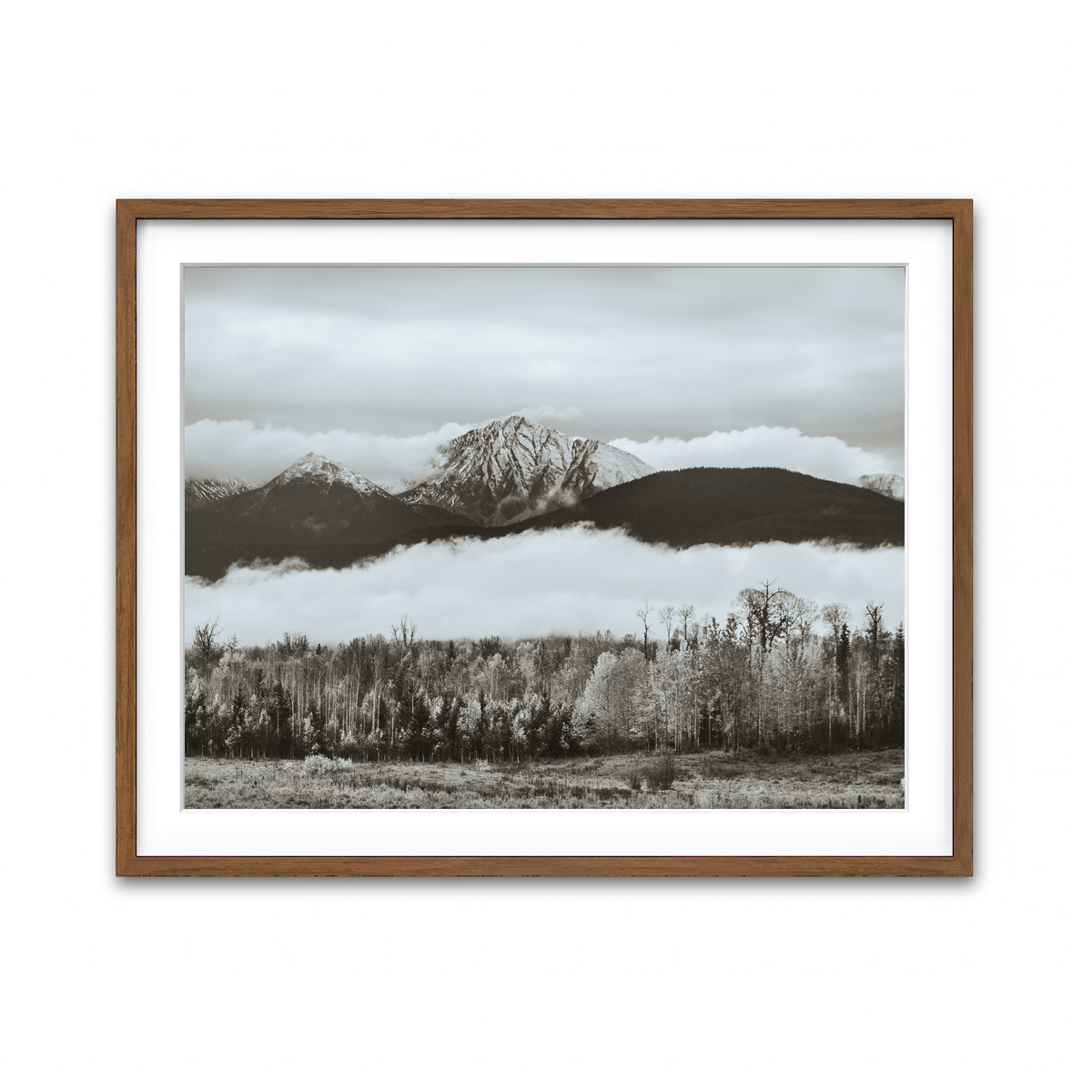Framed Print 4x3 Walnut