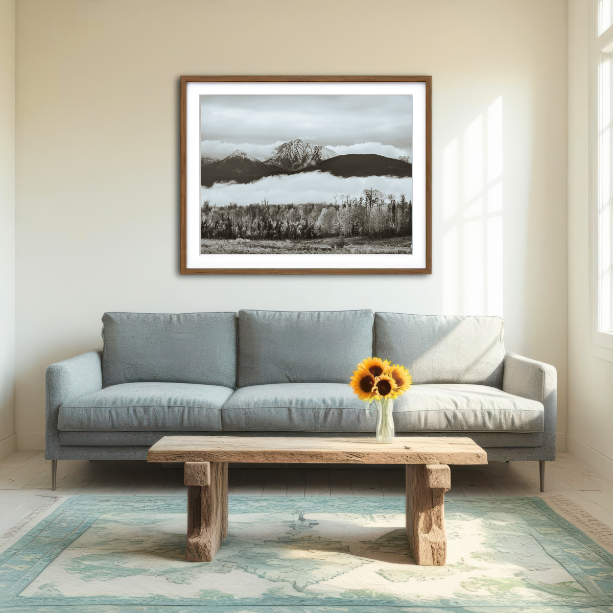 AUTO-MOCKUP ROOM | Fall Colors in Northern BC 9 Wall Art