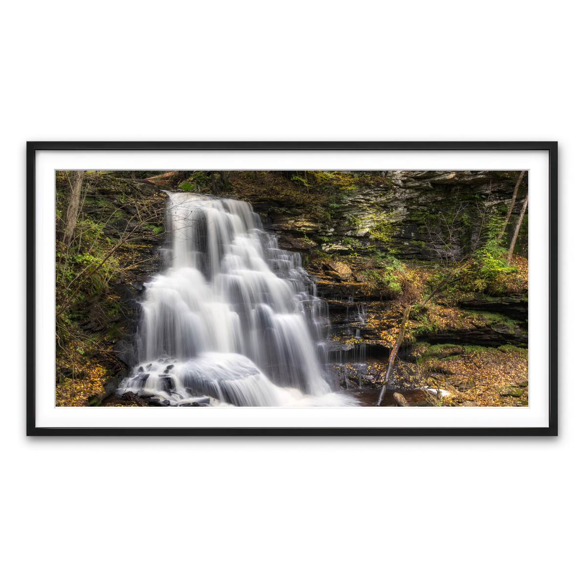 Framed Print 2x1 Black