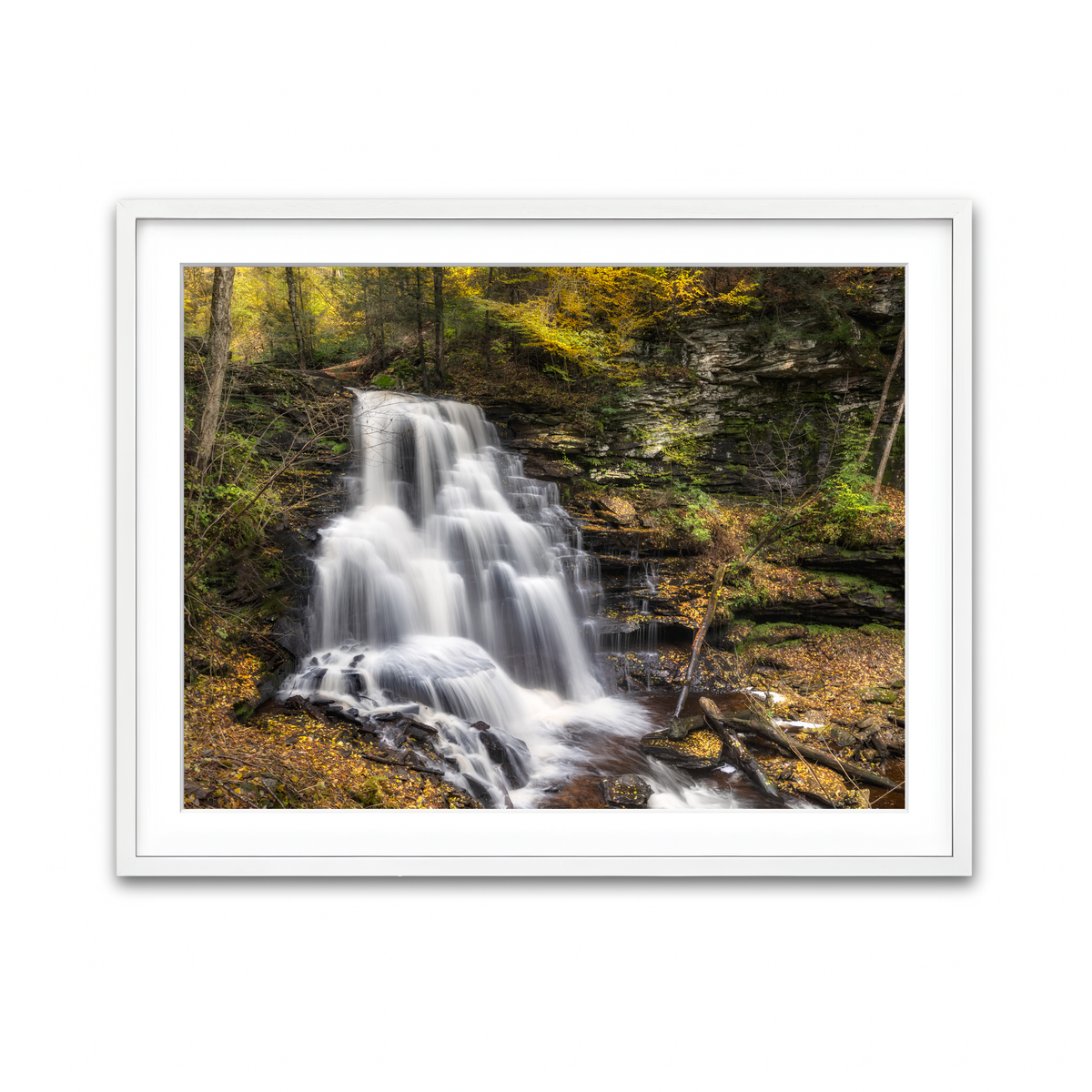 Framed Print 4x3 White