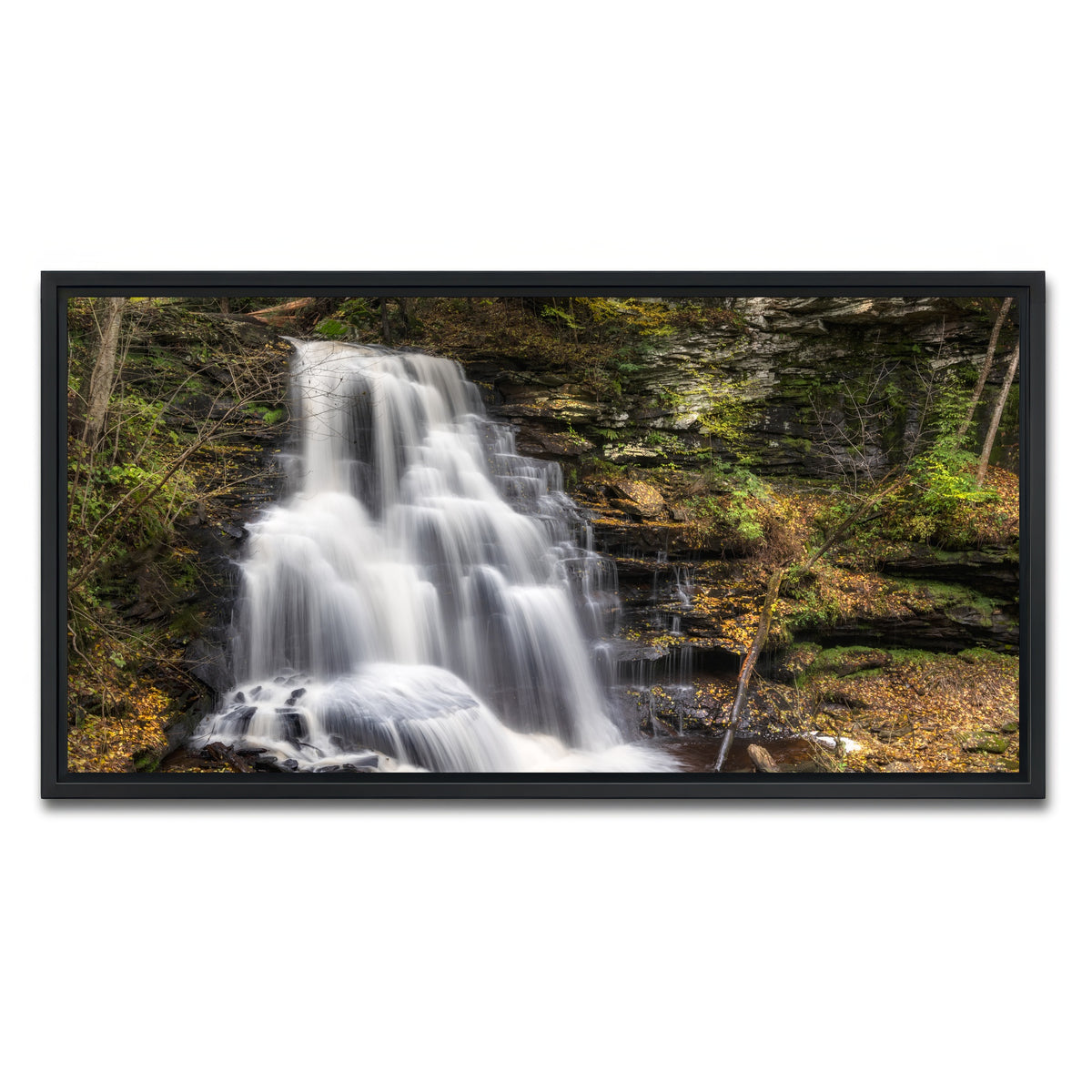 AUTO-MOCKUP WHITE | Fall Glitter | 1 Piece | Black Framed Canvas | group=2x1