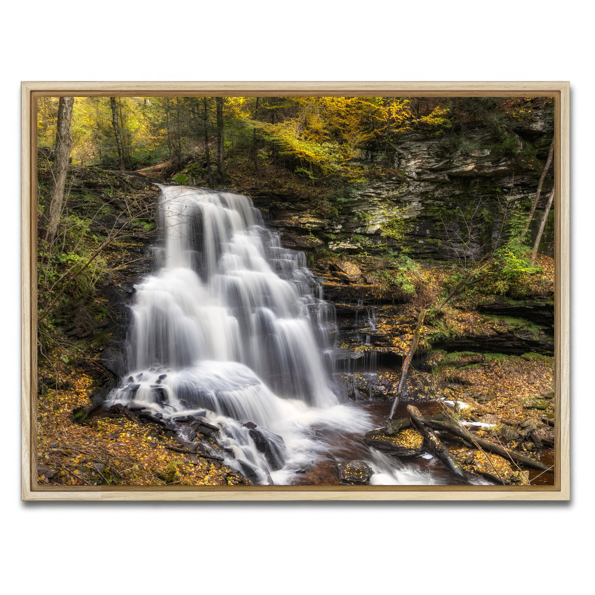 AUTO-MOCKUP WHITE | Fall Glitter | 1 Piece | Natural Framed Canvas | group=4x3