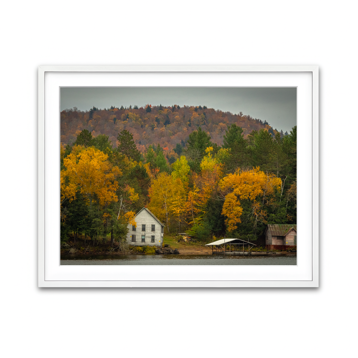 Framed Print 4x3 White