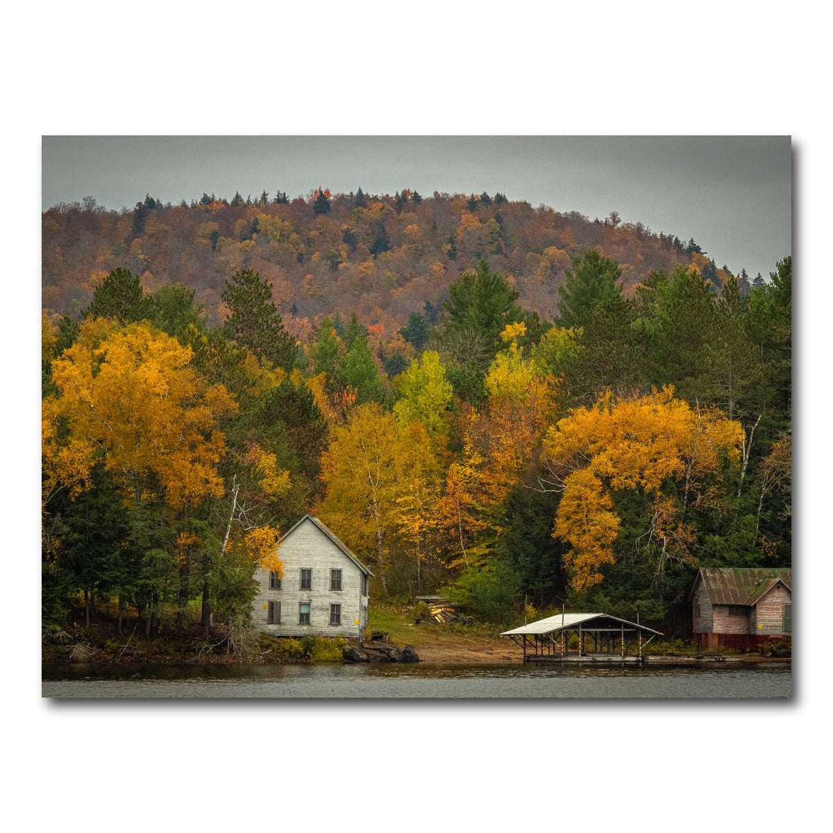 AUTO-MOCKUP WHITE | Fall in the Adirondacks | 1 Piece | Gallery Wrap Canvas | group=4x3