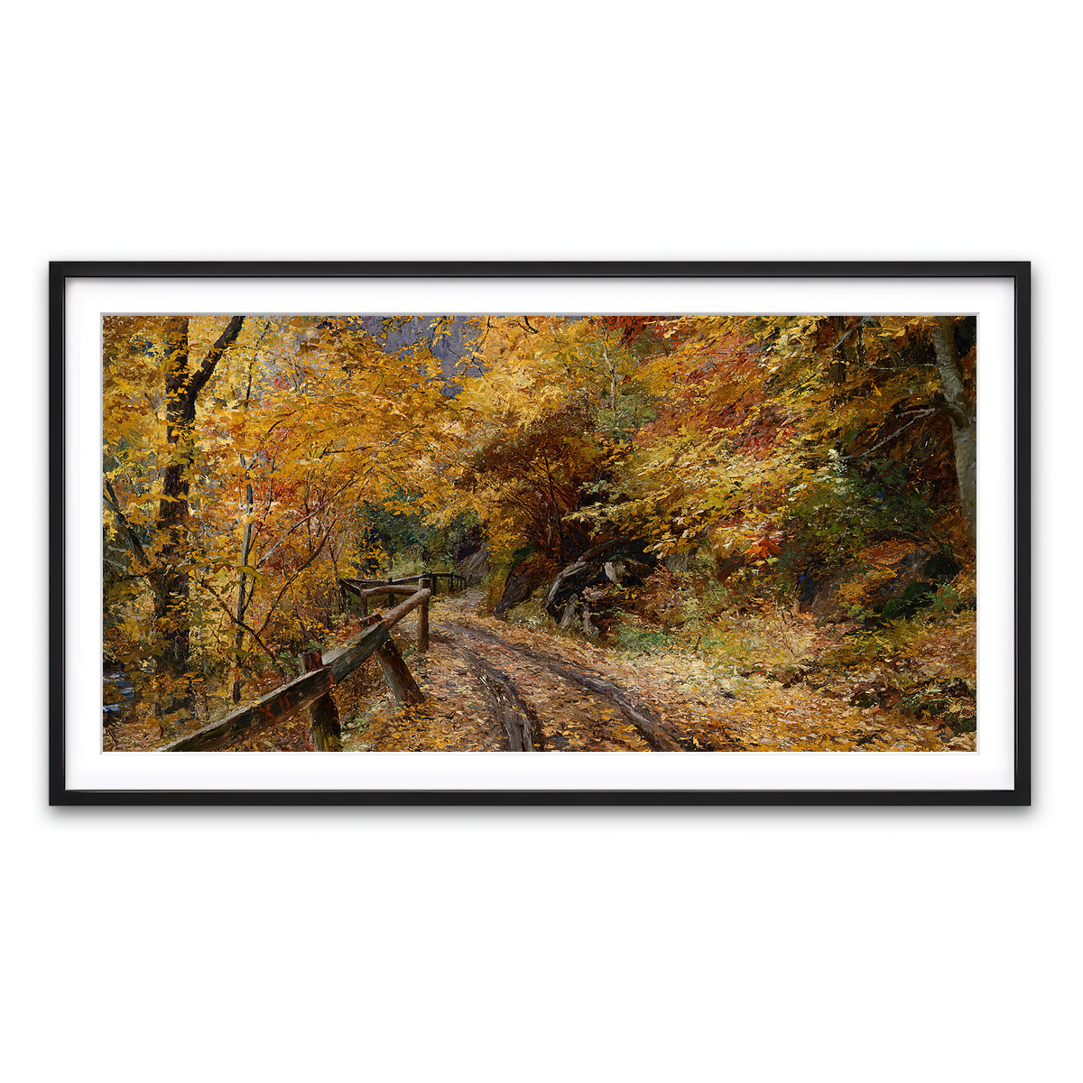 Framed Print 2x1 Black