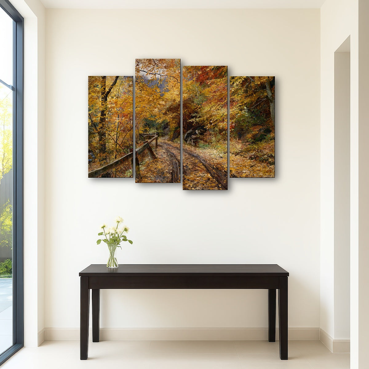 AUTO-MOCKUP ROOM | Falling Leaves