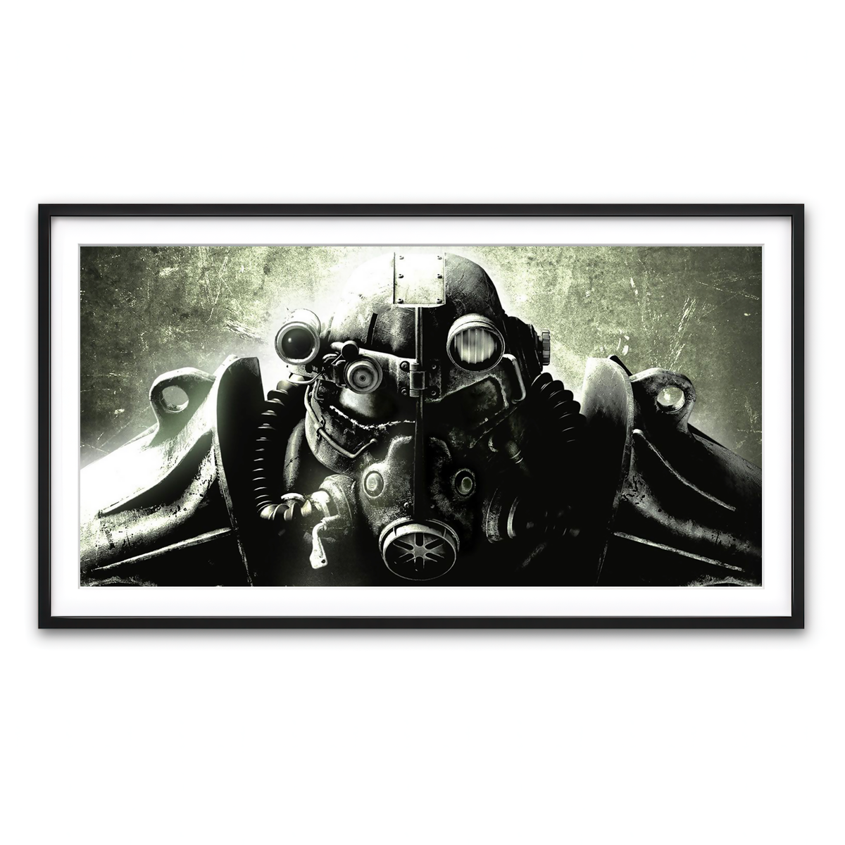 Framed Print 2x1 Black