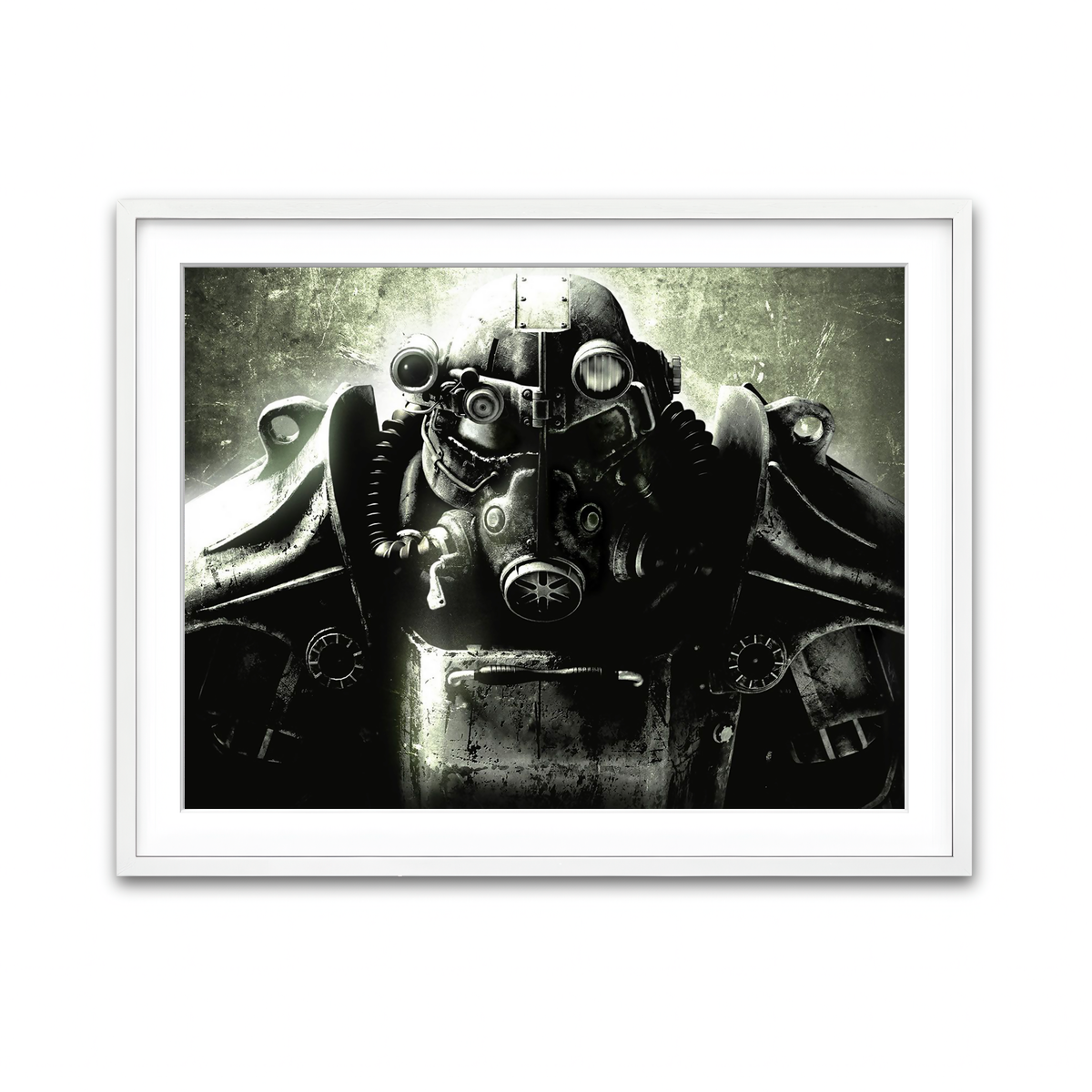 Framed Print 4x3 White