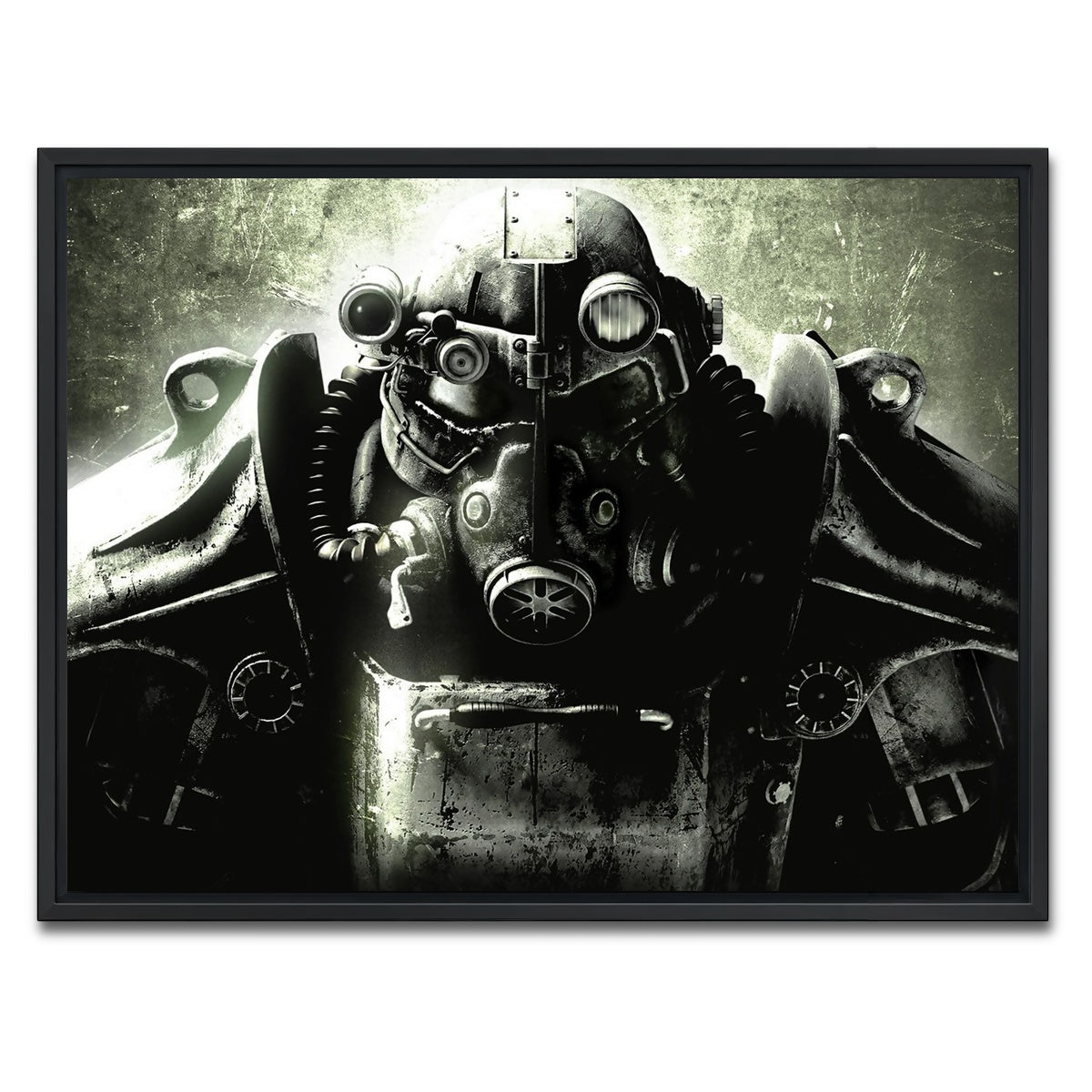 AUTO-MOCKUP WHITE | Fallout T60 | 1 Piece | Black Framed Canvas | group=4x3