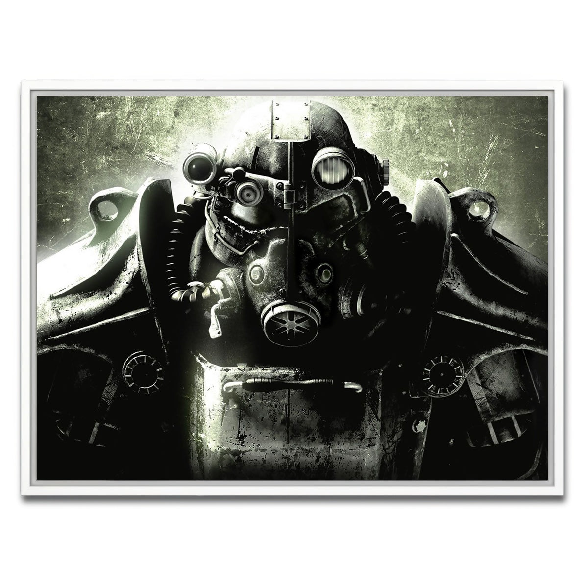 AUTO-MOCKUP WHITE | Fallout T60 | 1 Piece | White Framed Canvas | group=4x3