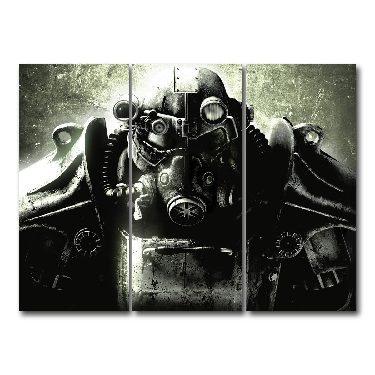 AUTO-MOCKUP WHITE | Fallout T60 | 3 Piece | Gallery Wrap Canvas | group=8x18