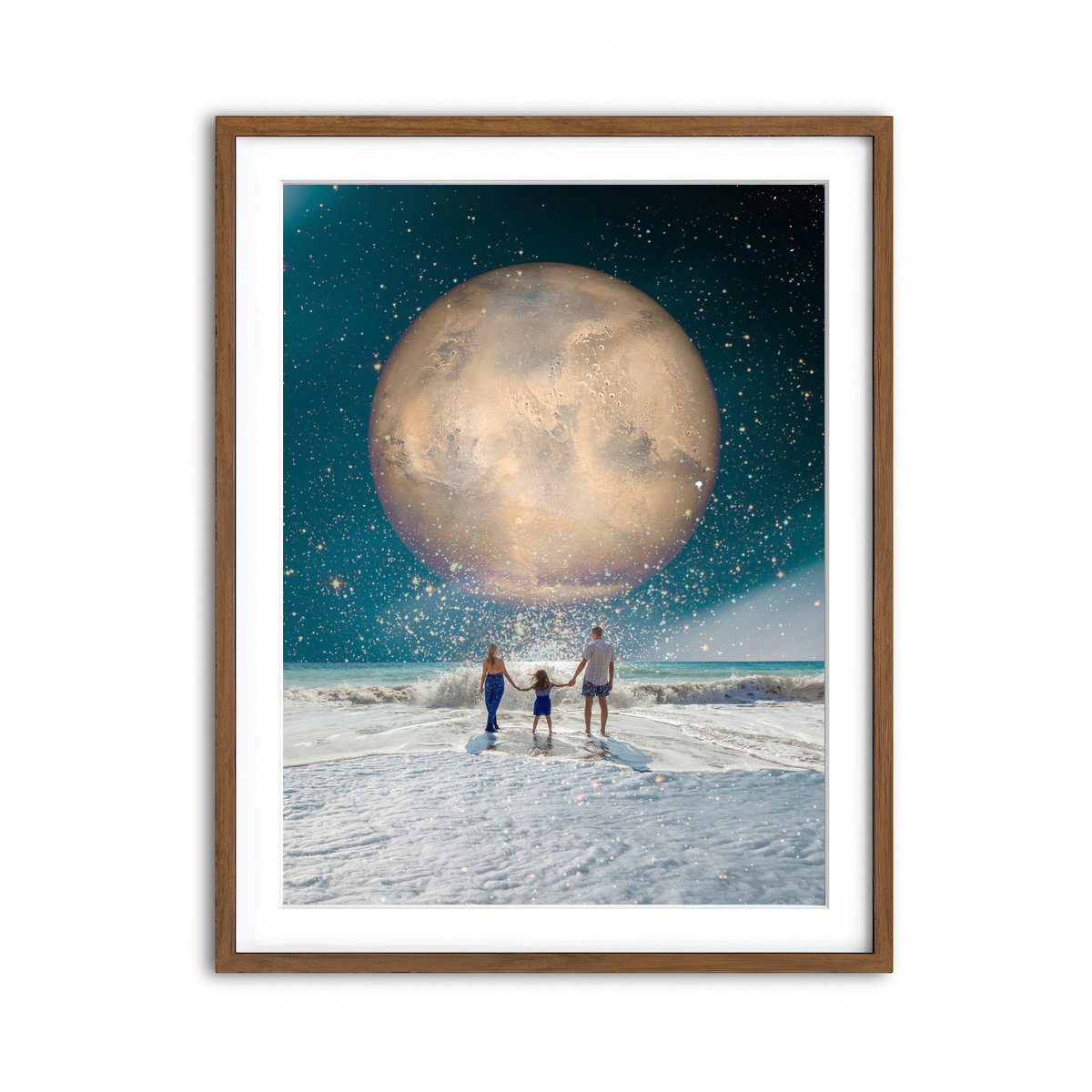 Framed Print 3x4 Walnut