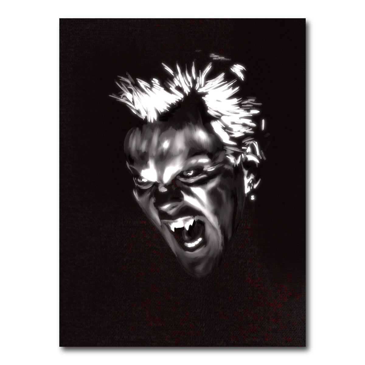 AUTO-MOCKUP WHITE | Fangs Out | 1 Piece | Gallery Wrap Canvas | group=3x4