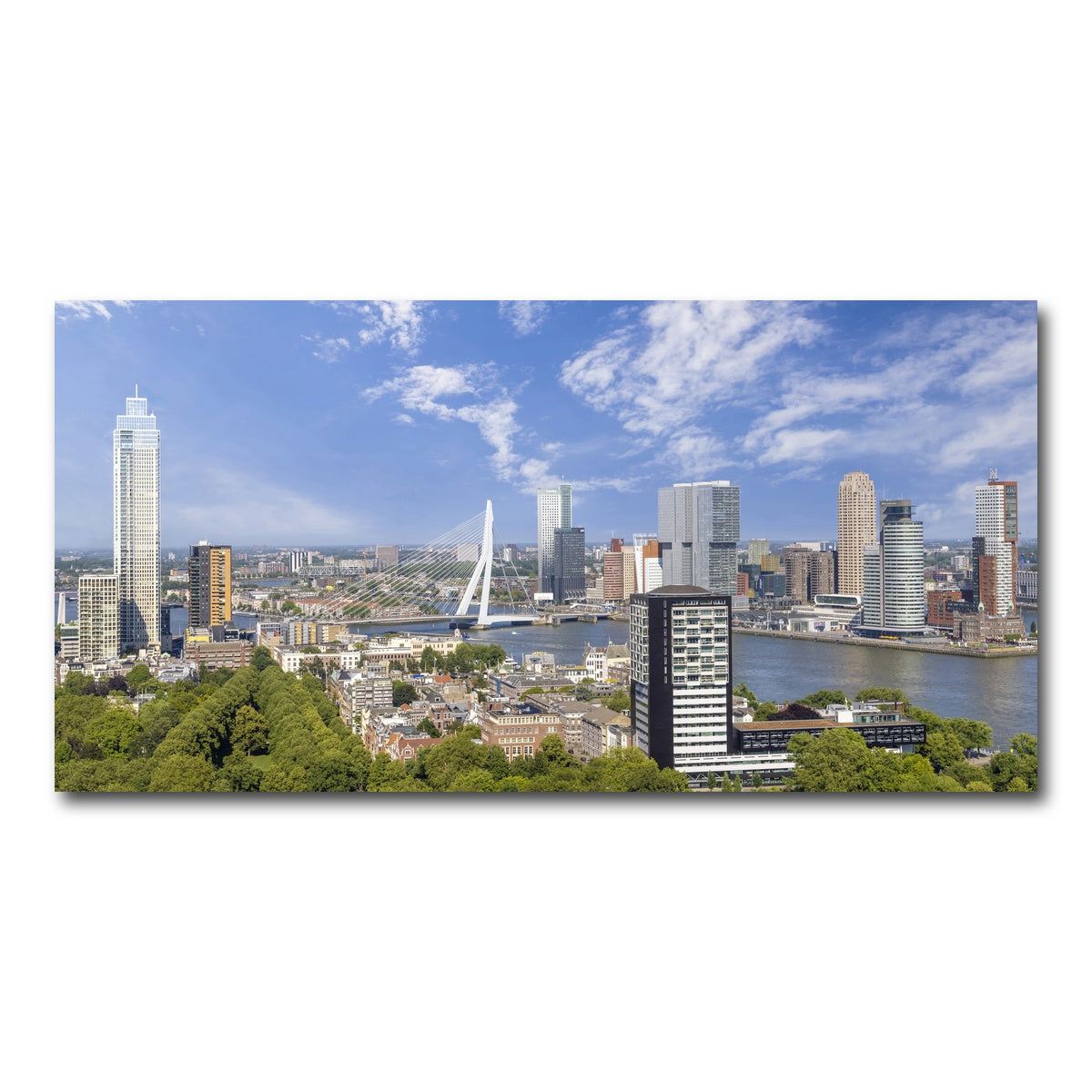 AUTO-MOCKUP WHITE | Fantastic Rotterdam Impression | 1 Piece | Gallery Wrap Canvas | group=2x1