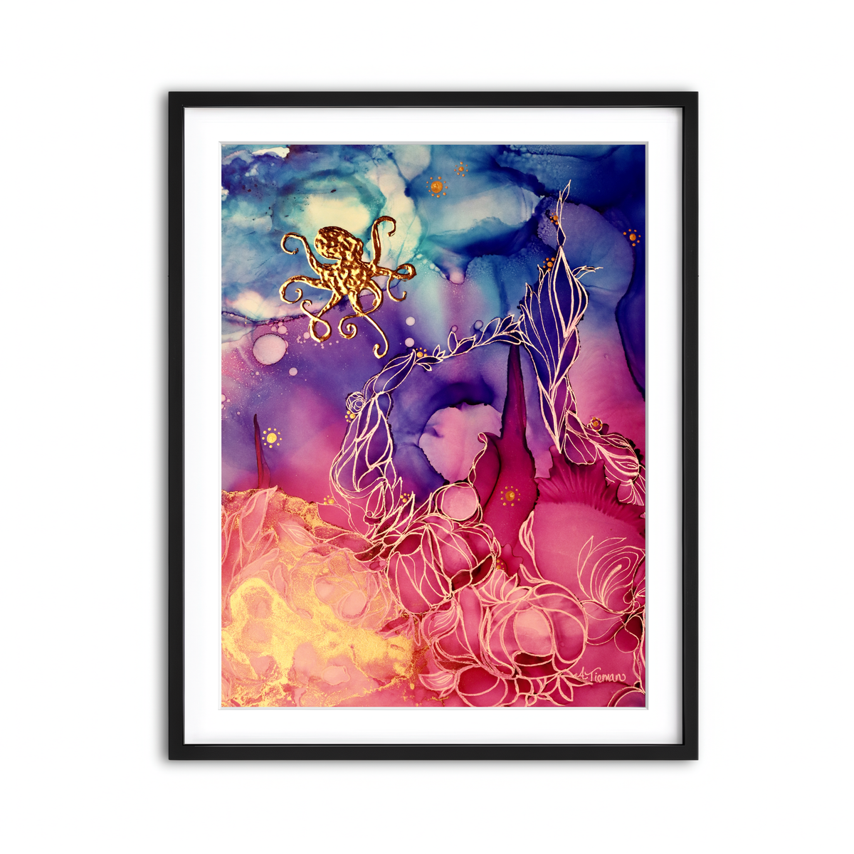 Framed Print 3x4 Black