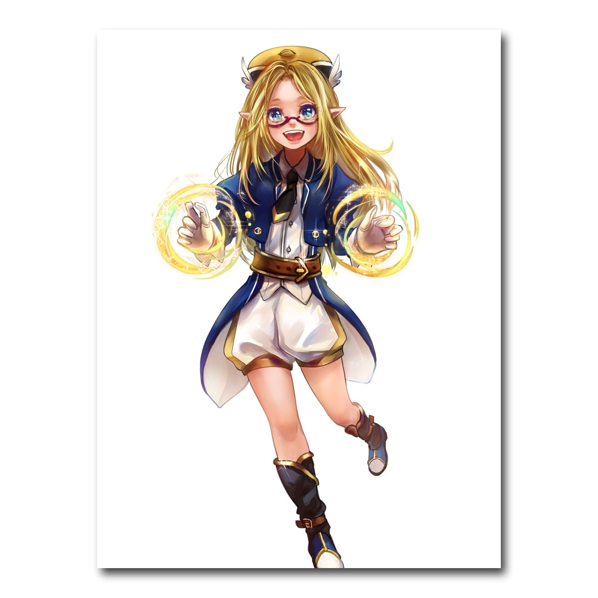 AUTO-MOCKUP WHITE | Fantasy Elf Girl | 1 Piece | Gallery Wrap Canvas | group=3x4