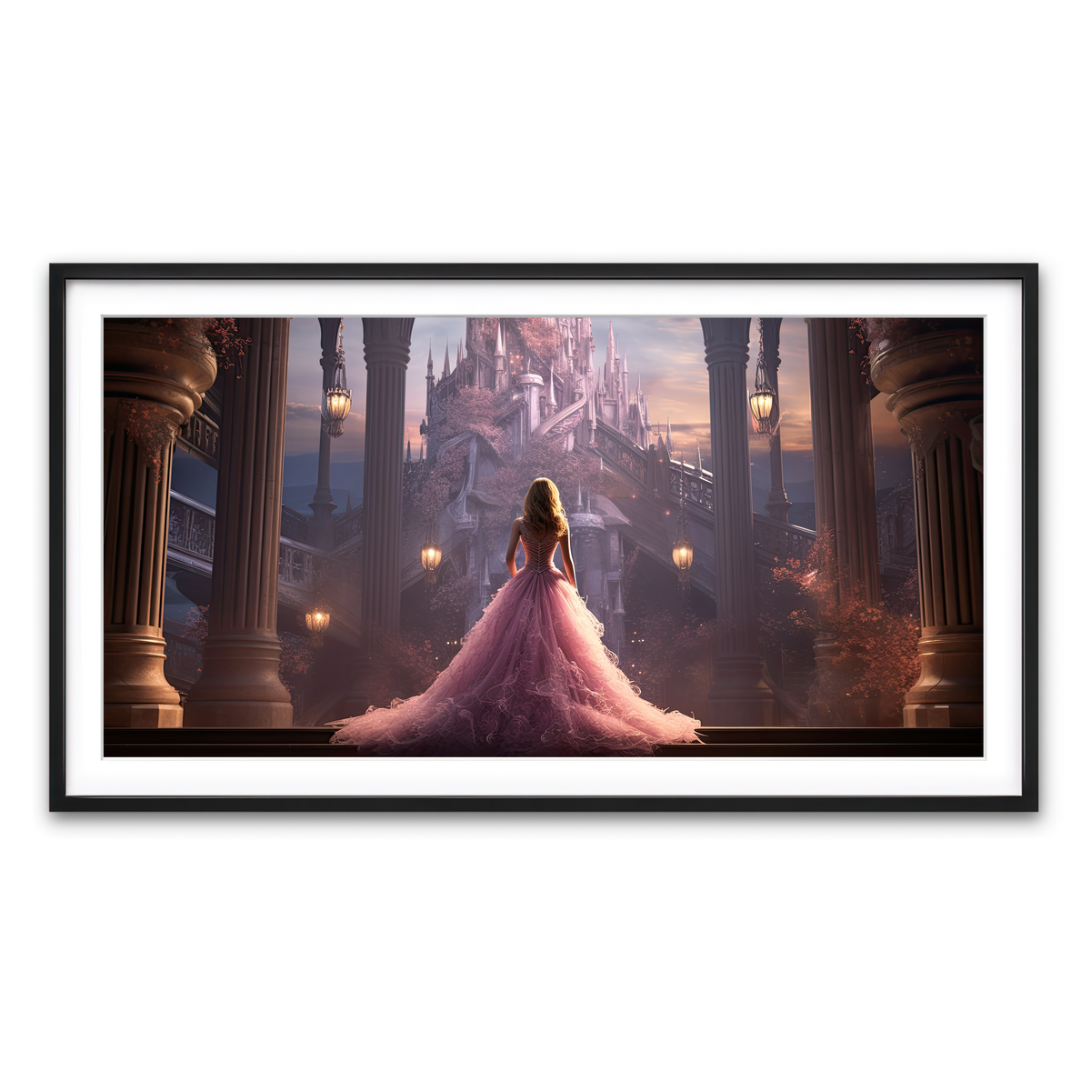 Framed Print 2x1 Black