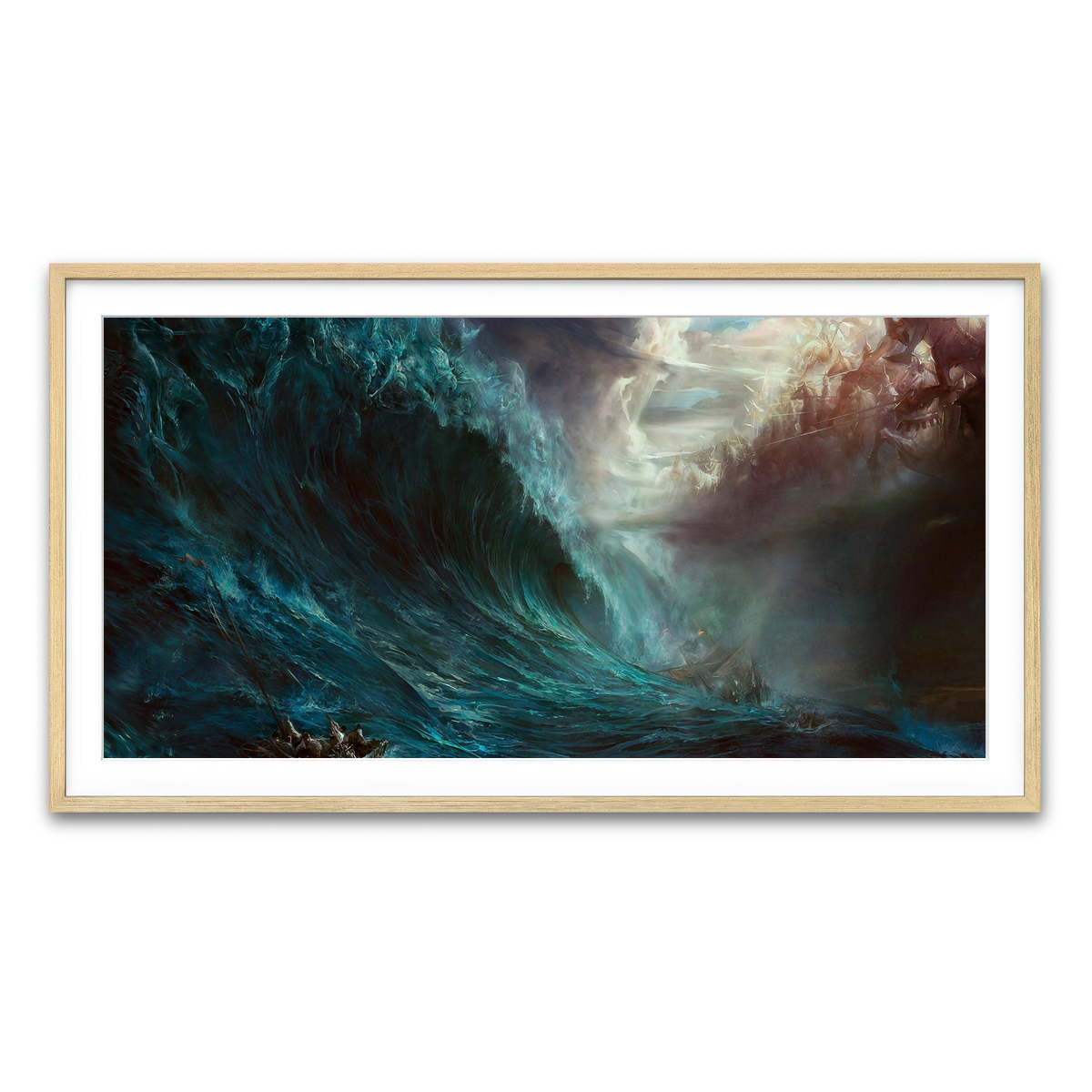 Framed Print 2x1 Natural